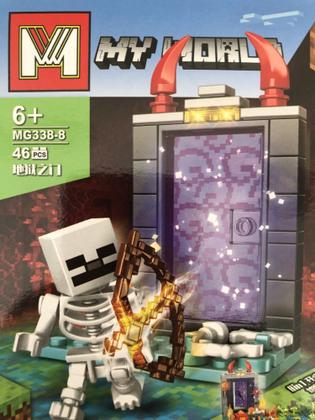 Imagem de Kit com 8 Lego Minecraft - Com 361 peças - Incluso personagens e cenários exclusivos - MG338