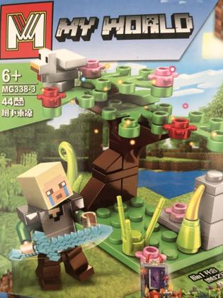 Imagem de Kit com 8 Lego Minecraft - Com 361 peças - Incluso personagens e cenários exclusivos - MG338