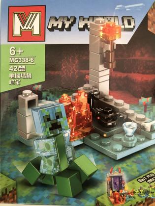 Imagem de Kit com 8 Lego Minecraft - Com 361 peças - Incluso personagens e cenários exclusivos - MG338