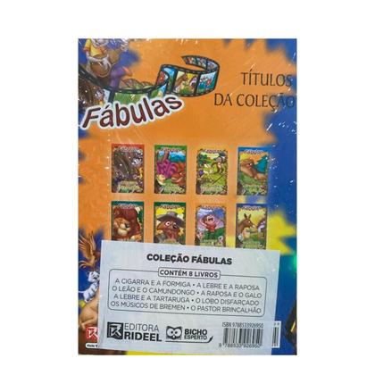 Imagem de Kit com 8 livrinhos infantis - Fábulas