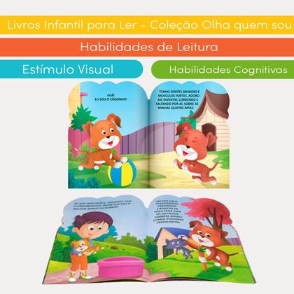 Imagem de Kit com 8 Livros Infantil para Ler + 1 Livro de Colorir