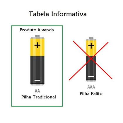 Imagem de Kit com 8 Pilhas Recarregáveis AA Capacidade de 2600mAh MOX Premium