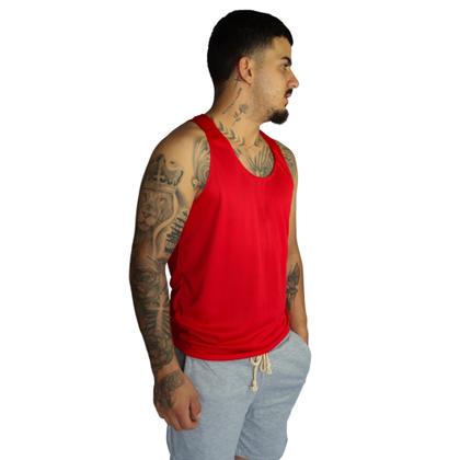 Imagem de Kit com 8 Regatas masculinas Modelo Nadador Academia