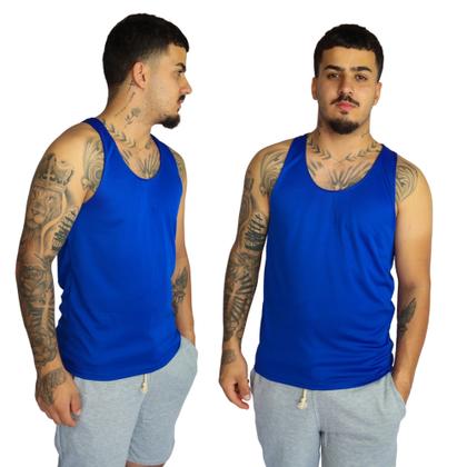 Imagem de Kit com 8 Regatas masculinas Modelo Nadador Academia