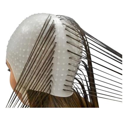 Imagem de Kit com 8 Toucas para Luzes Mechas Reflexos Siliconada Profissional Dompel