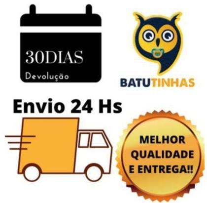 Imagem de Kit Com 9 Calcinhas Bebê Bunda Rica Renda 100% Algodão