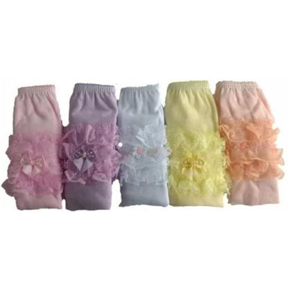 Imagem de Kit Com 9 Calcinhas Bebê Bunda Rica Renda 100% Algodão