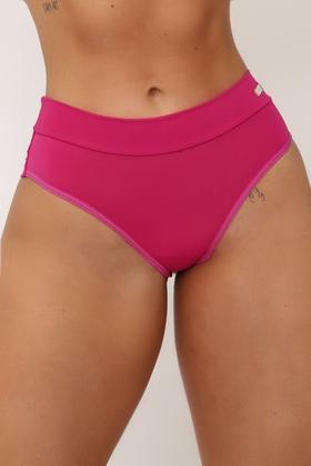 Imagem de Kit Com 9 Calcinhas Cintura Alta Fio Duplo Amora Modela Cintura