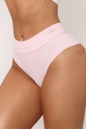 Imagem de Kit Com 9 Calcinhas Cintura Alta Fio Duplo Amora Modela Cintura