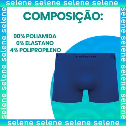 Imagem de Kit Com 9 Cuecas Boxer Box Infantil Juvenil Em Microfibra Sem Costura Selene