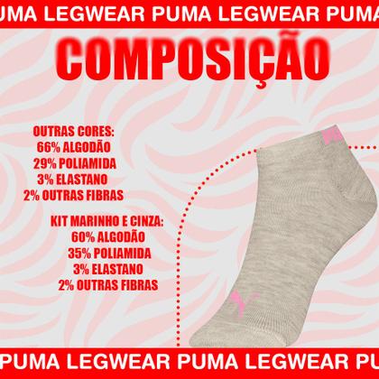 Imagem de Kit Com 9 Pares De Meias Cano Curto Sapatilha Feminina Esportiva Sport