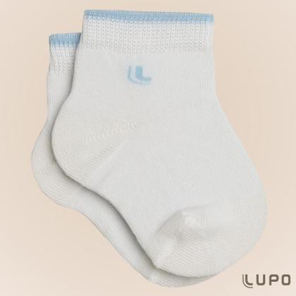 Imagem de Kit Com 9 Pares de Meias Lupo Cano Curto Baby Infantil em Algodão Kids Lisa Sem Estampa
