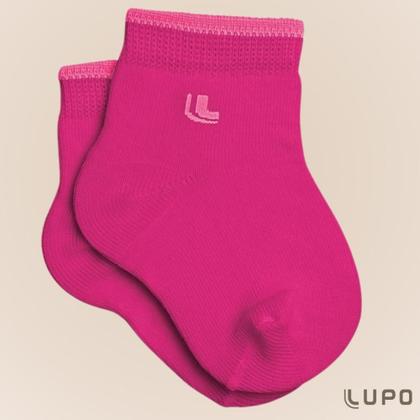 Imagem de Kit Com 9 Pares de Meias Lupo Cano Curto Baby Infantil em Algodão Kids Lisa Sem Estampa
