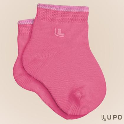 Imagem de Kit Com 9 Pares de Meias Lupo Cano Curto Baby Infantil em Algodão Kids Lisa Sem Estampa