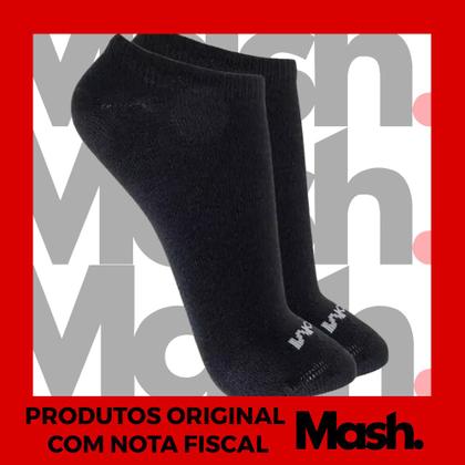 Imagem de Kit Com 9 Pares Meias De Sapatilha Invisível Mash Em Algodão Modelo Unissex