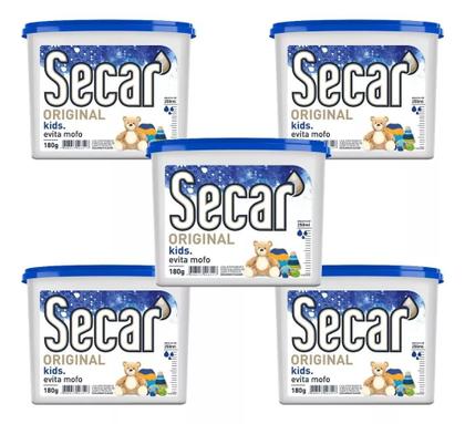 Imagem de Kit Com Anti Mofo Secar Original Variados 180g Elimina Odor Desumidificador Ambientes