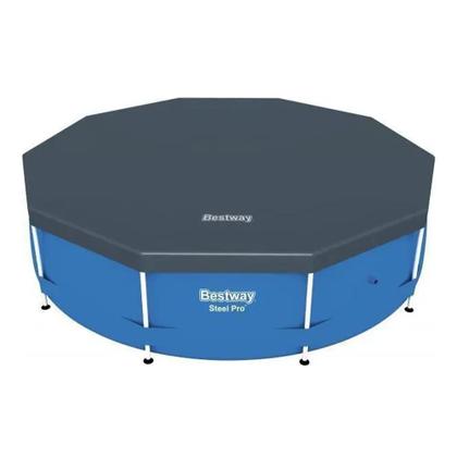 Imagem de Kit com Capa 305 Cm Estrutural e Kit Limpeza Bestway