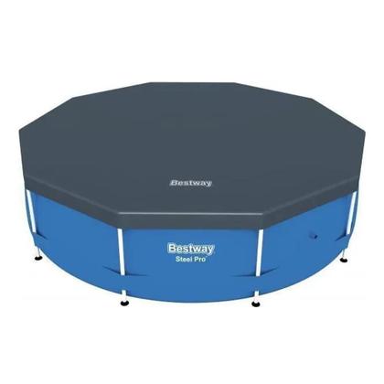 Imagem de Kit Com Capa 366 Cm Estrutural + Forro E Kit Limpeza Bestway