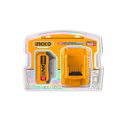 Imagem de Kit Com Carregador 20v + Bateria 4 Ah Ingco Fbcpk1214-9