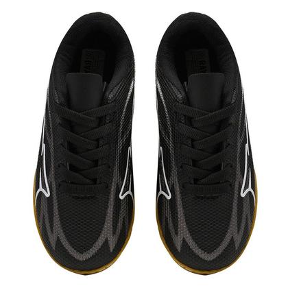 Imagem de Kit com Chuteira Infantil de Meninos para Futebol de Quadra + Meião + Caneleira e Relógio