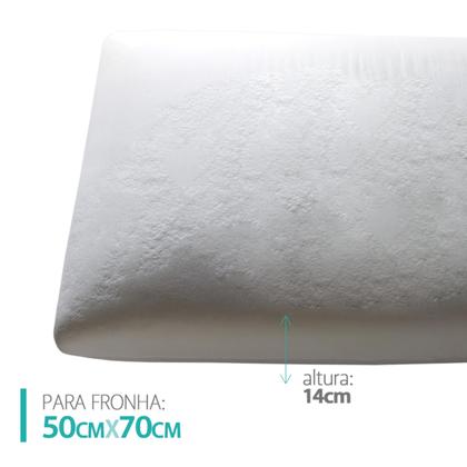 Imagem de Kit Com Dois Travesseiros NASA Antiácaro Viscoelástico Ortopédico Duoflex