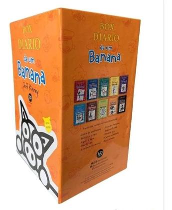 Imagem de Kit Com Livro Diário De Um Banana 3 Capa Cartão + Caixa Organizadora