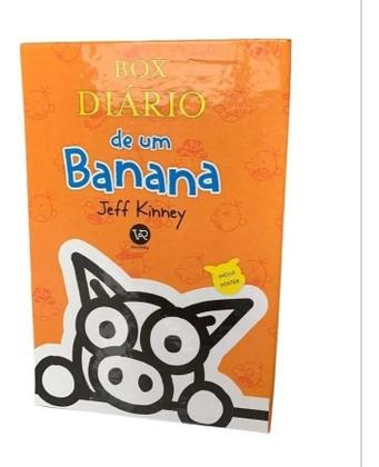 Imagem de Kit Com Livro Diário De Um Banana 3 Capa Cartão + Caixa Organizadora
