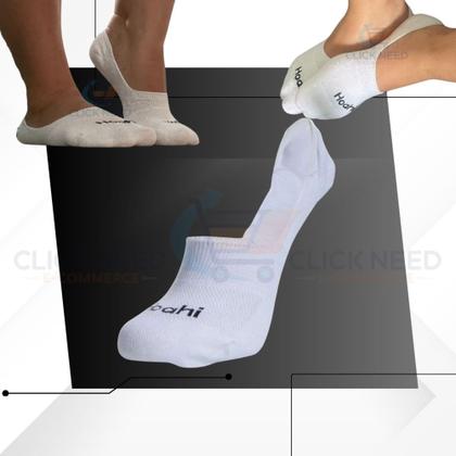 Imagem de Kit com Pares de Meia Sapatilha Soquete Invisível Algodão Ajuste Perfeito Hoahi