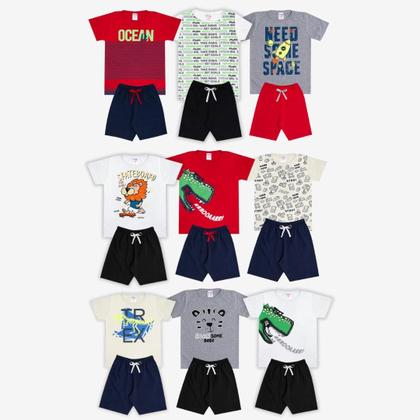 Imagem de Kit com Peças de Roupas Cjs Verão Menino Calor Inf Sortidos