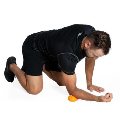 Imagem de Kit com Rolo e Bola de Massagem Automassagem Alivia Tensões Musculares Vollo