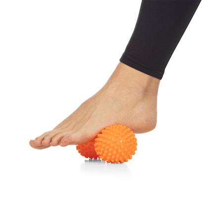 Imagem de Kit com Rolo e Bola de Massagem Automassagem Alivia Tensões Musculares Vollo