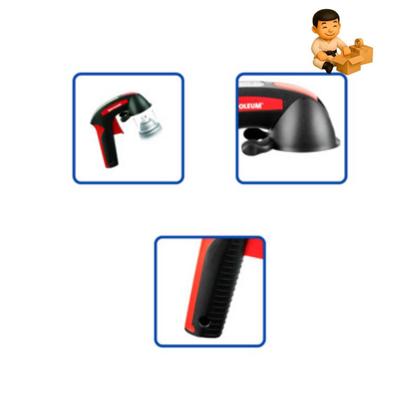 Imagem de Kit com rust-oleum metal protection metalico ouro rosa + rust oleum aplicador comfort grip