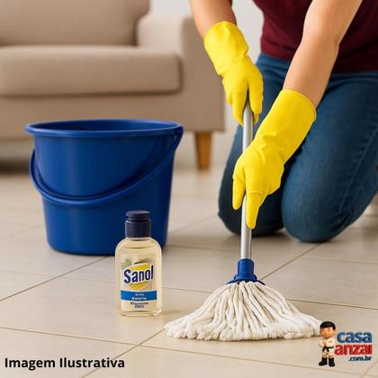 Imagem de Kit com sanol desinfetante chá branco 2l + sanol limpador concentrado de superfície chá branco 120ml