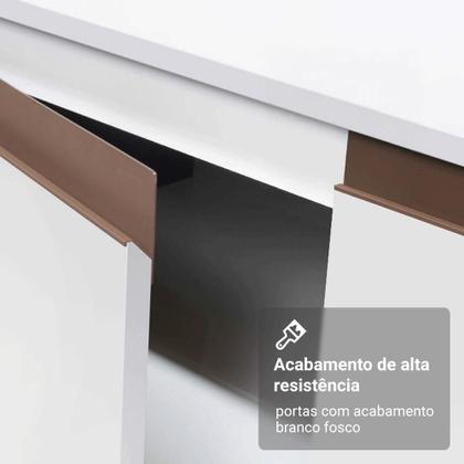 Imagem de Kit com Três Balcões de Cozinha 2 Portas 6 Gavetas (com tampo) Reims Madesa