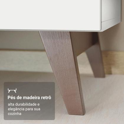 Imagem de Kit com Três Balcões de Cozinha 2 Portas 6 Gavetas (com tampo) Reims Madesa