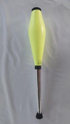 Imagem de Kit com TRES claves Pirouette cabo prata - Clava ou pino para malabarismo/MALABARES