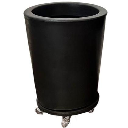 Imagem de Kit  Com Vaso de Planta + Suporte Com Rodas Para Decoração 