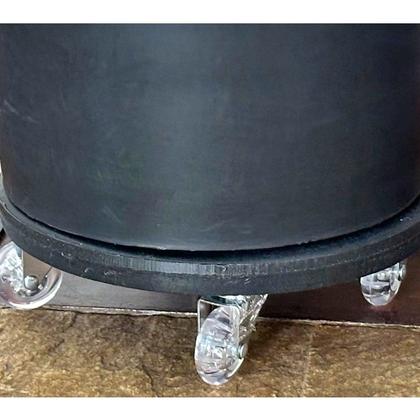 Imagem de Kit  Com Vaso de Planta + Suporte Com Rodas Para Decoração 