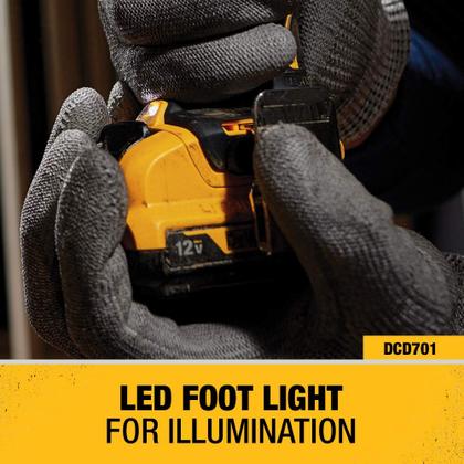 Imagem de Kit Combinado Furadeira Dewalt Xtreme 12V Max DCK221F2 - Sem Fio