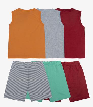 Imagem de Kit Combo 3 Conjuntos Masculino Sortidos Agathos Sortida