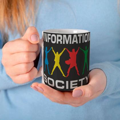 Imagem de Kit Combo Camiseta Information Society+ Sacola Ecobag+ Caneca