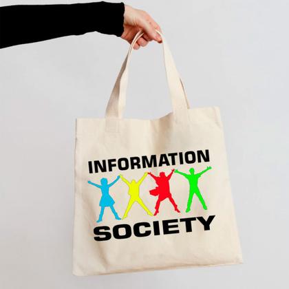 Imagem de Kit Combo Camiseta Information Society+ Sacola Ecobag+ Caneca