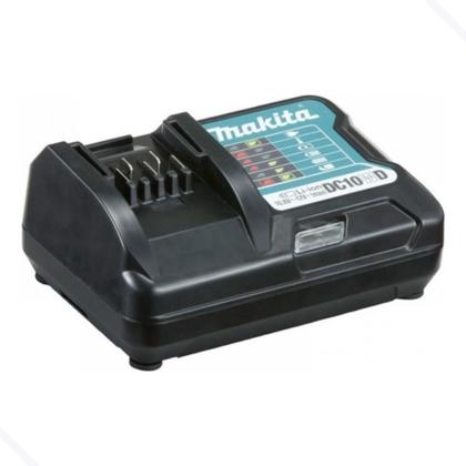 Imagem de Kit Combo Furadeira Parafusadeira 10mm Bateria 12v com Jogo Bits Profissional Bivolt Makita