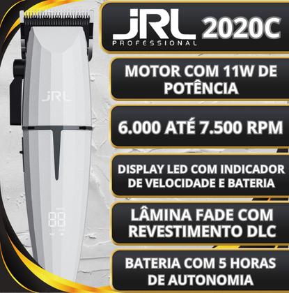 Imagem de Kit Combo JRL Ghost 2 Profissional com Máquina de Corte Acabamento de Precisão e Barbeasdor Shaver