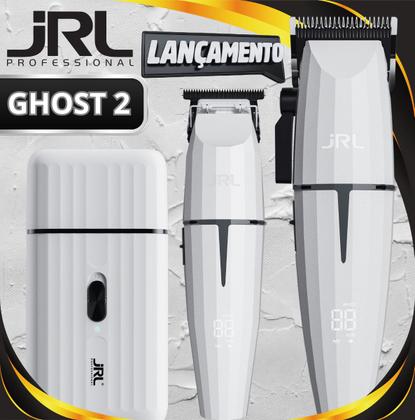 Imagem de Kit Combo JRL Ghost 2 Profissional com Máquina de Corte Acabamento de Precisão e Barbeasdor Shaver
