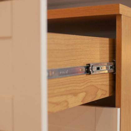 Imagem de Kit Cômoda 3 Gavetas e Armário 2 Portas Provençais 100% Mdf Infinity