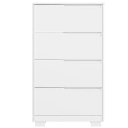 Imagem de Kit Cômoda 4 Gavetas e Mesa de Cabeceira Sara 2 Gavetas Flex