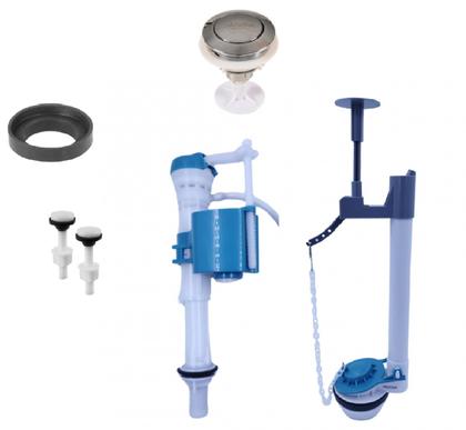 Imagem de Kit Comp. Entrada Ajust. Eco Mec. Saída Adap. E Botao Sup