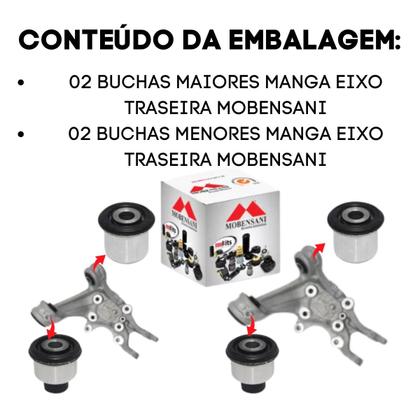 Imagem de Kit completo 14 buchas suspensão traseira new civic g8 06/11