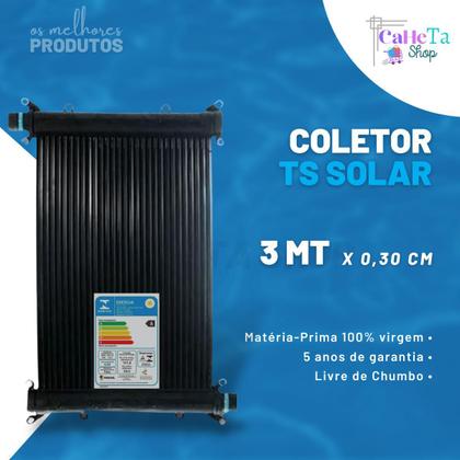 Imagem de Kit Completo - 26 Placas Coletoras 3mt - Aquecimento Solar Piscinas - 23m² / 32.500 Litros - Selo Inmetro